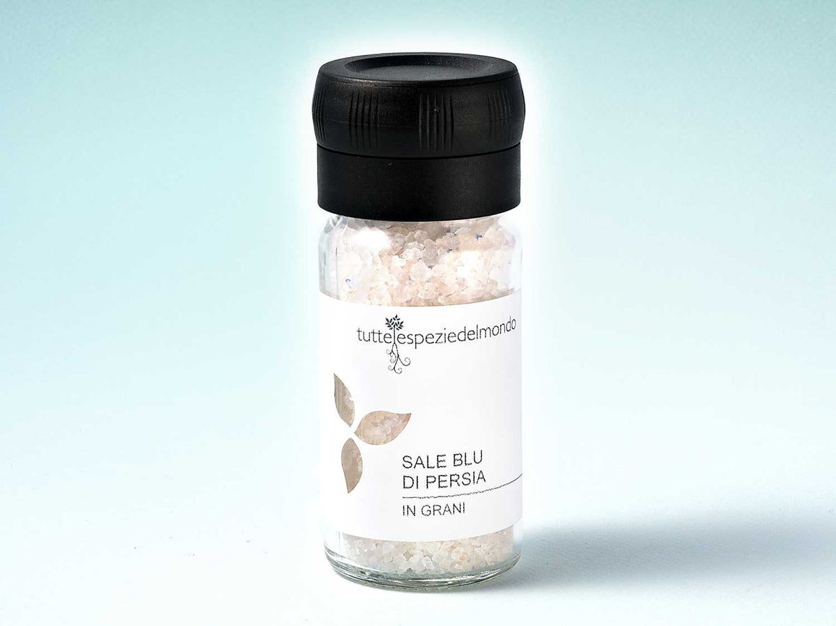 Sól niebieska w ziarnach - Nakrętka do mielenia Słoik 100g